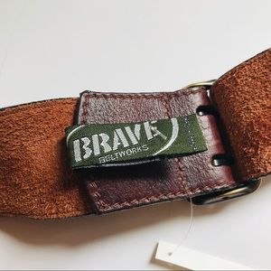 Nwt Brave Belt Works Leather Belt Size 